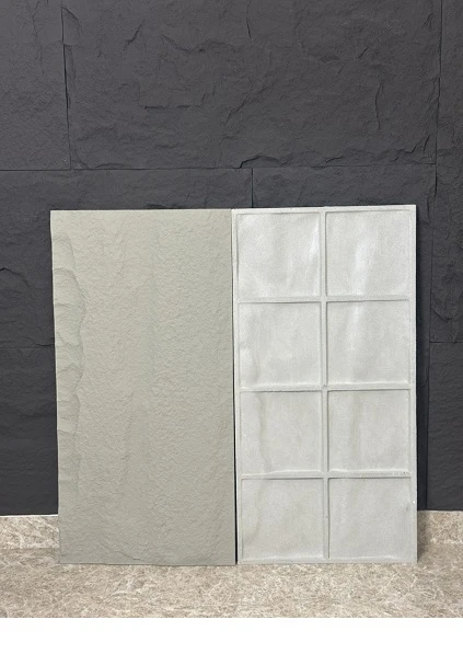 Tấm ốp tường vân đá nấm màu xám nước nhạt  HLPU05-03-3cm