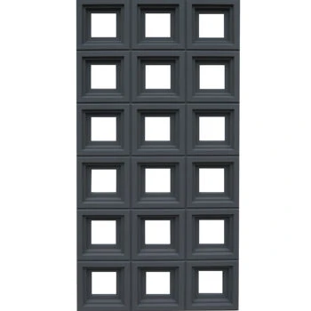 Tấm ốp tường PU 3D JG006 cao cấp màu đen ghi