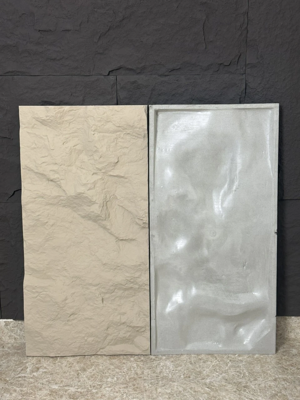 Tấm ốp tường vân đá núi màu vàng gai HLPU06-07