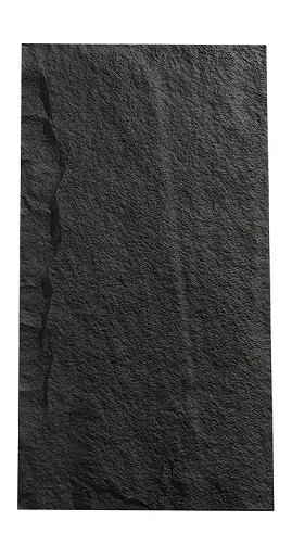 Tấm ốp tường vân đá nấm màu đen đậm HLPU05-06-5cm